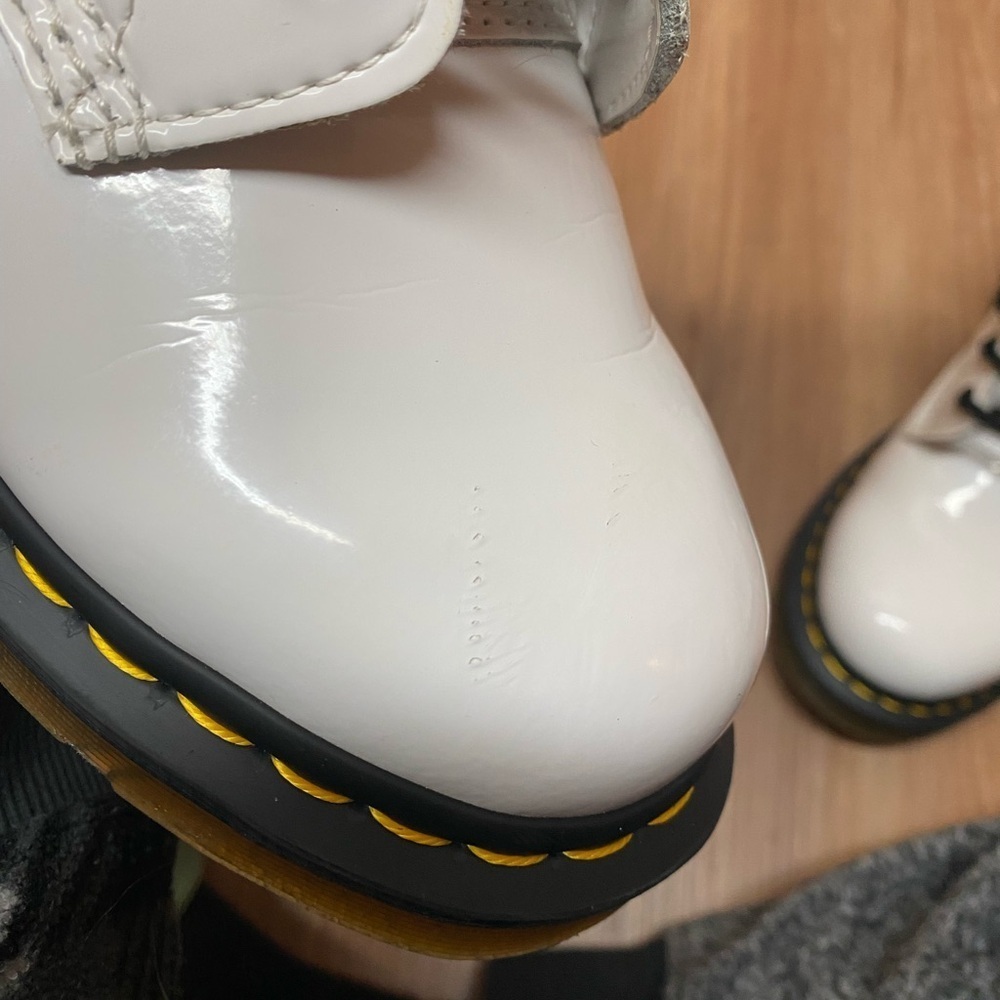 Dr. Martens Women’s Patent Leather Boots Bundle 1460 And Zavala Sizes 8 And 7 - Picture 9 of 10